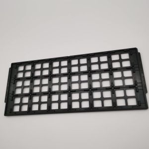 ODM PCB Module ESD Black IC Packaging Trays Heat-Resistant