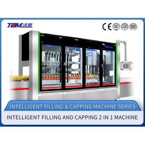 Wholesale Liquid Filling And Capping 2 In 1 Machine Combining Filling Capacity With Capping System Ideal For Bottling Production Lines from china suppliers