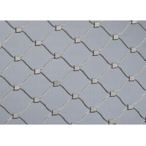 Anti Corrosive Balustrade Wire Mesh 1.2mm-3.2mm Wire Diameter For Sightseeing