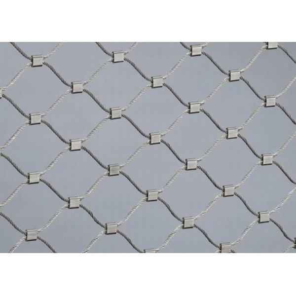 Anti Corrosive Balustrade Wire Mesh 1.2mm-3.2mm Wire Diameter For Sightseeing