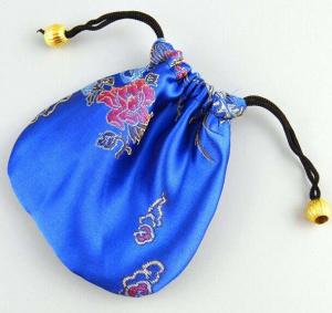 satin jewelry bag with Chinese style