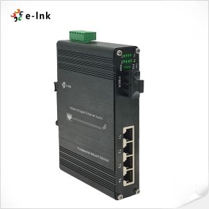 Industrial 4-Port 10/100/1000T 802.3bt PoE + 1-Port 100/1000BASE-X Ethernet