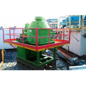 55kw Big Capacity Oilfield Vertical Cutting Dryer For Drilling Waste Management