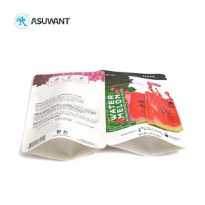 CPP Biodegradable PBAT Kraft Paper Zipper Bags Disposable Heat Seal MSDS