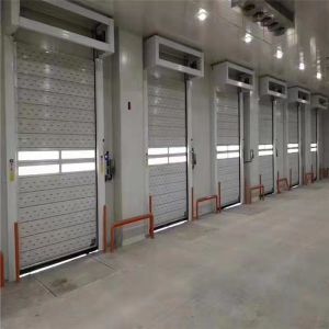 Rolling Fast Grey Warehouse Door with Shutter Spiral Automatic Security Solution