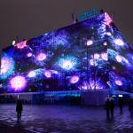 Drone Mapping 3D Facade Projector Hall Architecture Projective Texture Animation