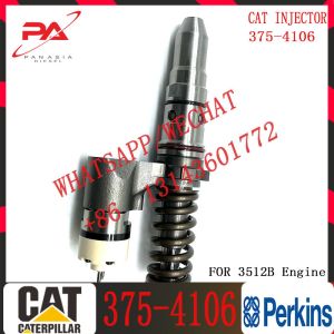 C-A-T 3516C 3512C Engine Injector diesel common Rail Fuel Injector 375-4106 20R