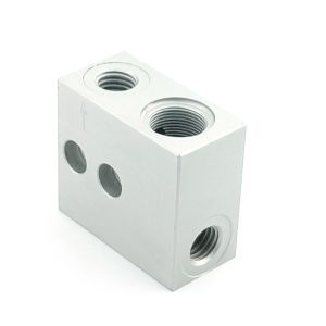 China Custom Precision Machined Valve Blocks for Industrial Automation Needs on sale
