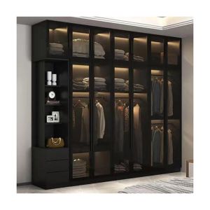 Wholesale Home Furniture YALIG Modern Custom Wooden Bedroom Wardrobe Cabinet with Mail Packing N from china suppliers