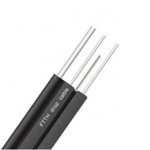 Wholesale Steel Wire Outdoor 1core 2cores 4cores Self Supporting G657a1 G657a2 9/125 FTTH Drop Cable from china suppliers