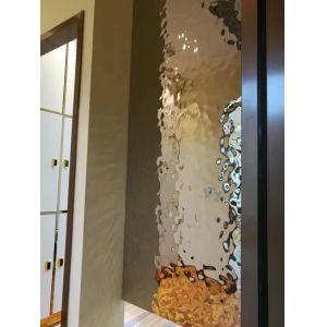 2019 Newest Water Ripples Pattern Stainless Steel Sheet For Hotel Decoration