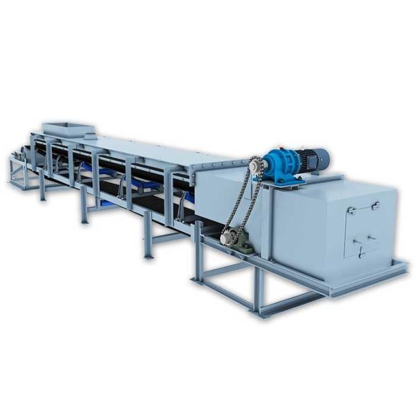 Custom Troughed Belt Conveyor , Material Handling Conveyor Adjustable Speed With