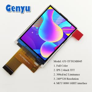 China 2.4 Inch TFT LCD Module 24PIN FPC 240x320 IPS Free Angle ST7789 16-Bit MCU on sale