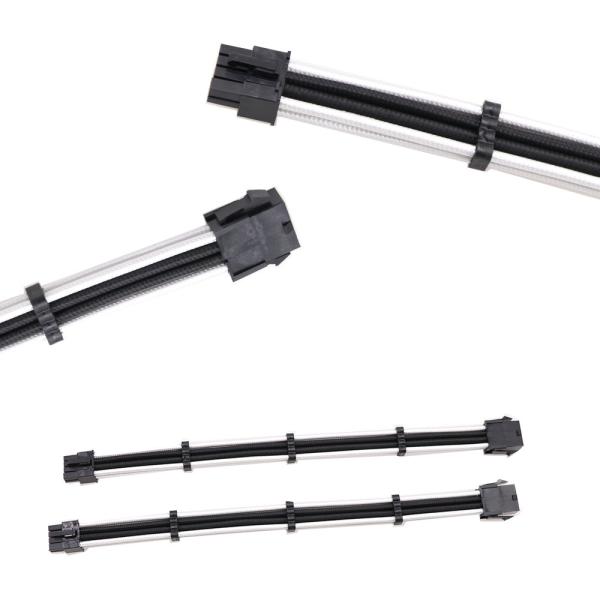 PSU Cable Kits 24pin ATX 4+4pin EPS 8pin PCI-E 6pin PCI-E PSU Sleevced Power Supply Extension Cable