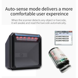 Stm32 CPU Automatic Sensing Scan 1D 2D QR code Scanner for Supermarket Billing