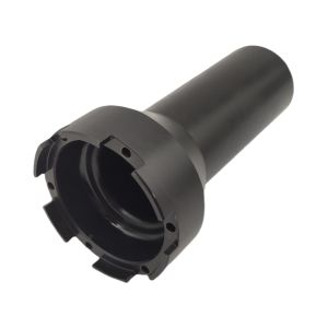 Precision Aluminum CNC Machining Services With High Gloss Black Anodized