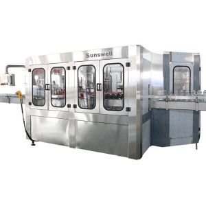 SUS316 1500B/H Pulp Juice Carbonated Beverage Filling Machine