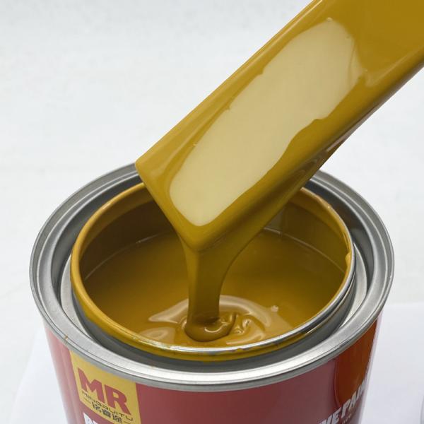 Quality M212 2K Mud Yellow Automotive Refinish Paint Opaque Reddish Dark Yellow High Coverage Colorant for sale