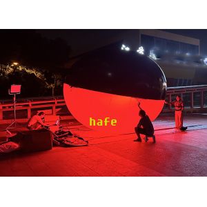 Air Filled Or Helium-Filled Ellipse Shaped Led RGBW Balloon Light For Film DMX