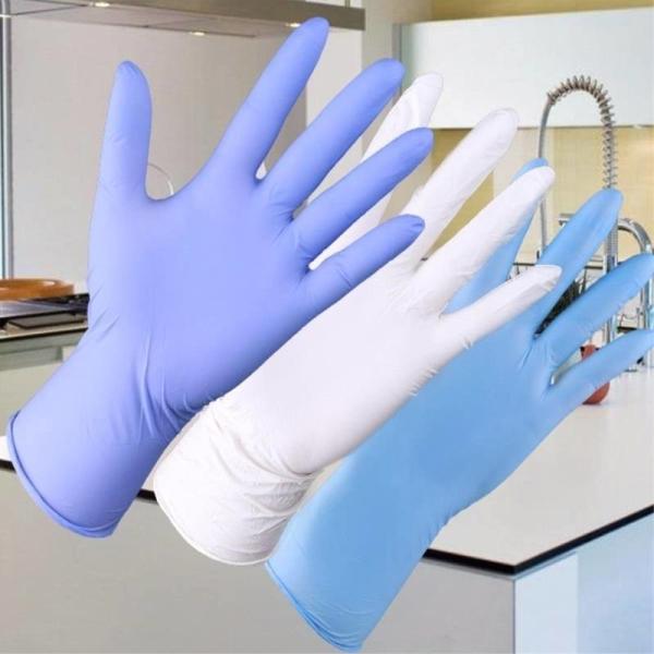 Durable and highly elastic 0.6g Disposable Latex Gloves​ M / L / XL For