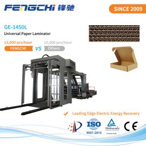 Automatic Flute Laminator Cardboard to Cardboard LaminatingModel GE-1450L