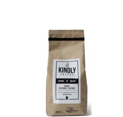 promotional cheap small brown kraft paper bags/k stand up karft paper bag with clear window