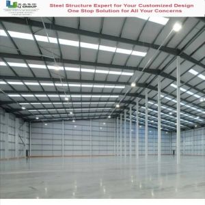 Prefabricated Steel Structure Warehouse with Sandwich Panel Roof