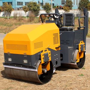 1 Ton 2 Ton Diesel Two Wheel Compactor Tandem Asphalt Concrete Vibratory Road