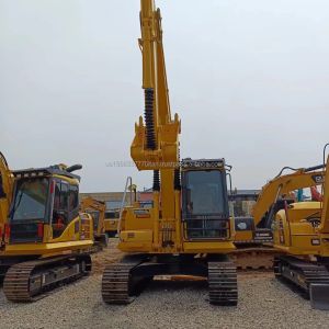 Shanghai good used excavator Komatsu PC130 with 13000 KG weight and 48 kw power