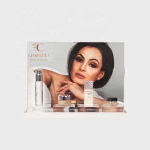 Acrylic Display Skincare Stand Perfume Displays Countertop Cosmetic Storage