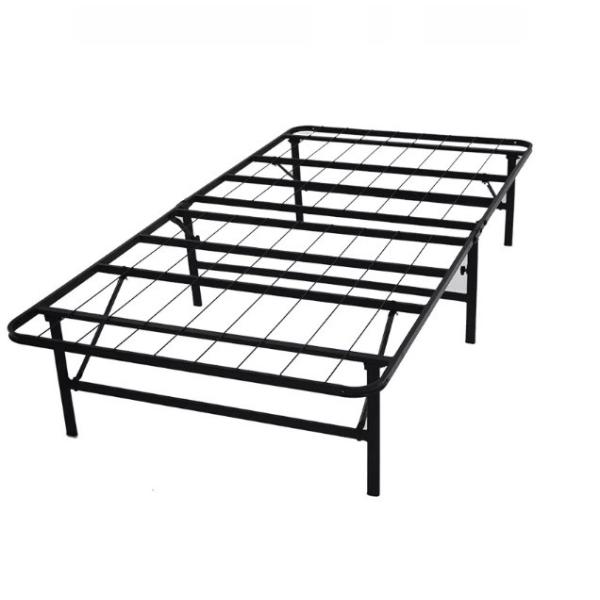 Bedroom Furniture Smart Base Metal Platform Bed Frame with Folding Advantage and