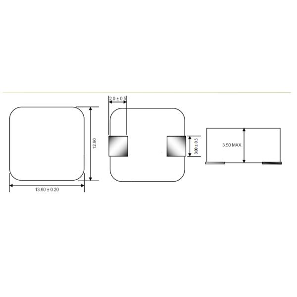Surface Mount SMD Power Inductor Low Profile With Shielded Construction