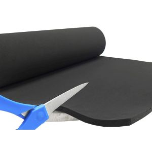 Practical Fireproof Neoprene Insulation Sheets , Synthetic Thin Flexible Rubber