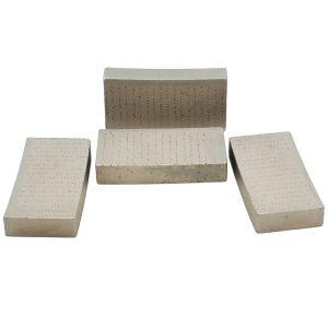 High Frequency Brazed Arix Diamond Segment for Hard Stone Cutting Customized