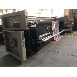 Roll To Roll Digital Fabric Printer 2200mm Max Print Width With Sublimation Ink