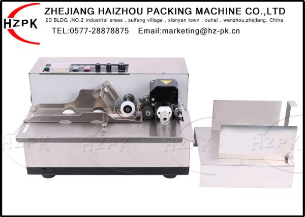 Quality Stainless Steel Ink Coding Machine , Date Coding Machine For Paper Plastic Bag for sale
