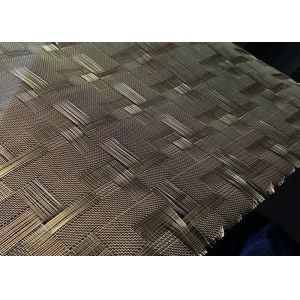 120m Twill Woven Glass Laminated Wire Mesh Architectural Facade Cladding