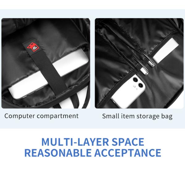 Factory hot sell travel custom logo waterproof backpack business man bag laptop backpacks