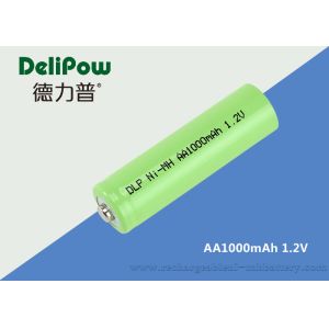 AA 1.2V NIMH Rechargeable Battery 1000mAh For Toy / Power Tools