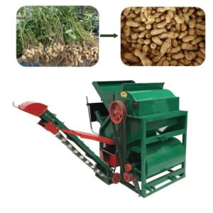 OEM Peanut Picker Machine 7.5kw Groundnut Combine Harvester