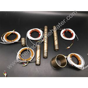 Pressed In Brass Coil Hot Runner Heater For Hot Runner System With Thermocouple