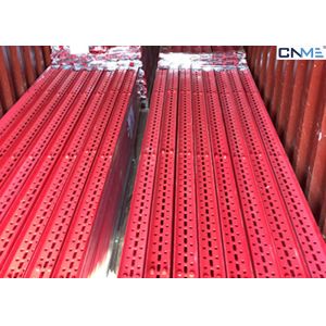 Reusable Concrete Formwork Accessories Steel Waler Beam Weld / Casting Process