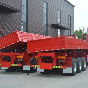 CIMC 40FT 3 Axle tare weight 8.5t 1300*2500mm heavy duty mechanical suspension