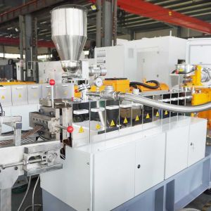 Plastic Masterbatch Making Machine , Carbon Black Pelletizer Extruder Machine