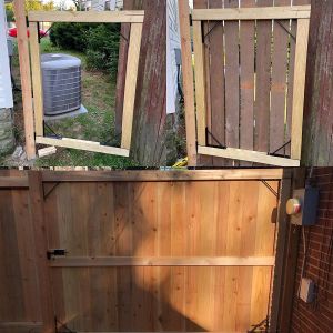 Customizable Gate Frame Kit Anti Sag Gate Corner Brace Bracket for Shed Doors in