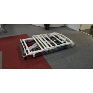 China Full Healthcare Adjustable Medical Beds For Home 5 Functions Wooden Head Board on sale