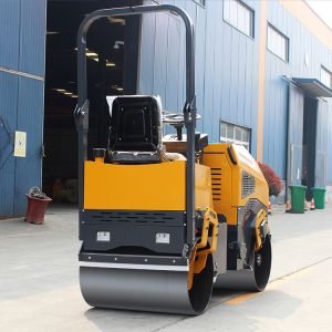 1500kg 1.5Ton Roller Compactor Double Drum Ride on Roller Small Vibratory Road