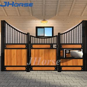 Customize Design Horse Stall Fronts , Bamboo Wood European Stall Fronts