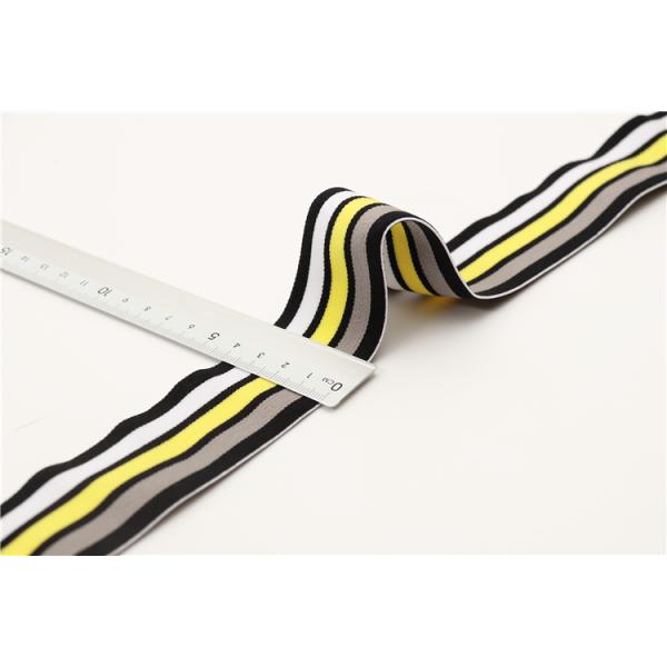 Custom Logo Polyester Shandong Factoryshoes Home Textile Jacquard Woven Elastic Band