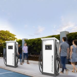 60KW/120KW DC 0-100A CCS Type 2 OCPP1.6 Double Guns Floor-Mounted EV Charging